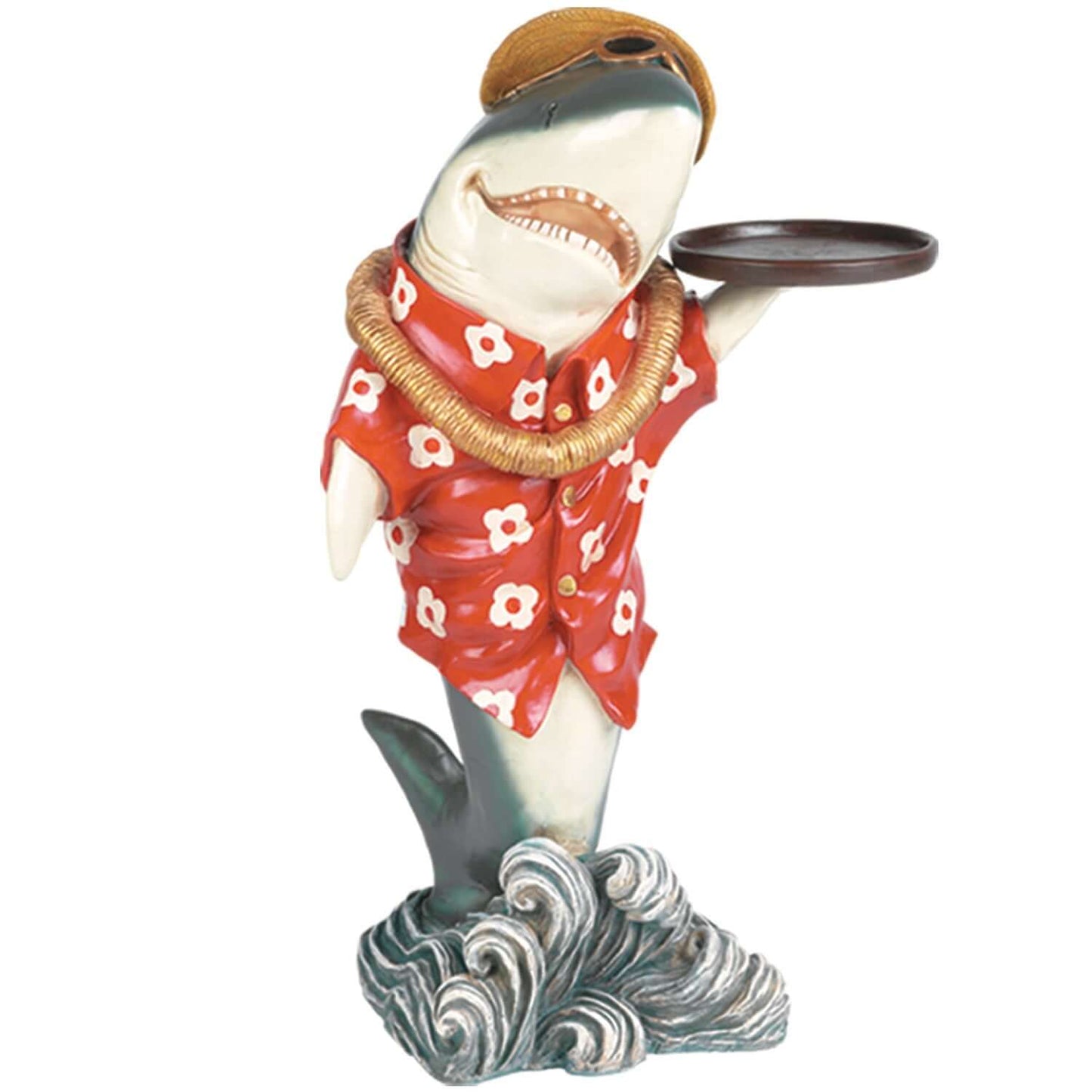 Ram Game Room Shark Waiter * in - Professional Statue for Poker and Game Rooms