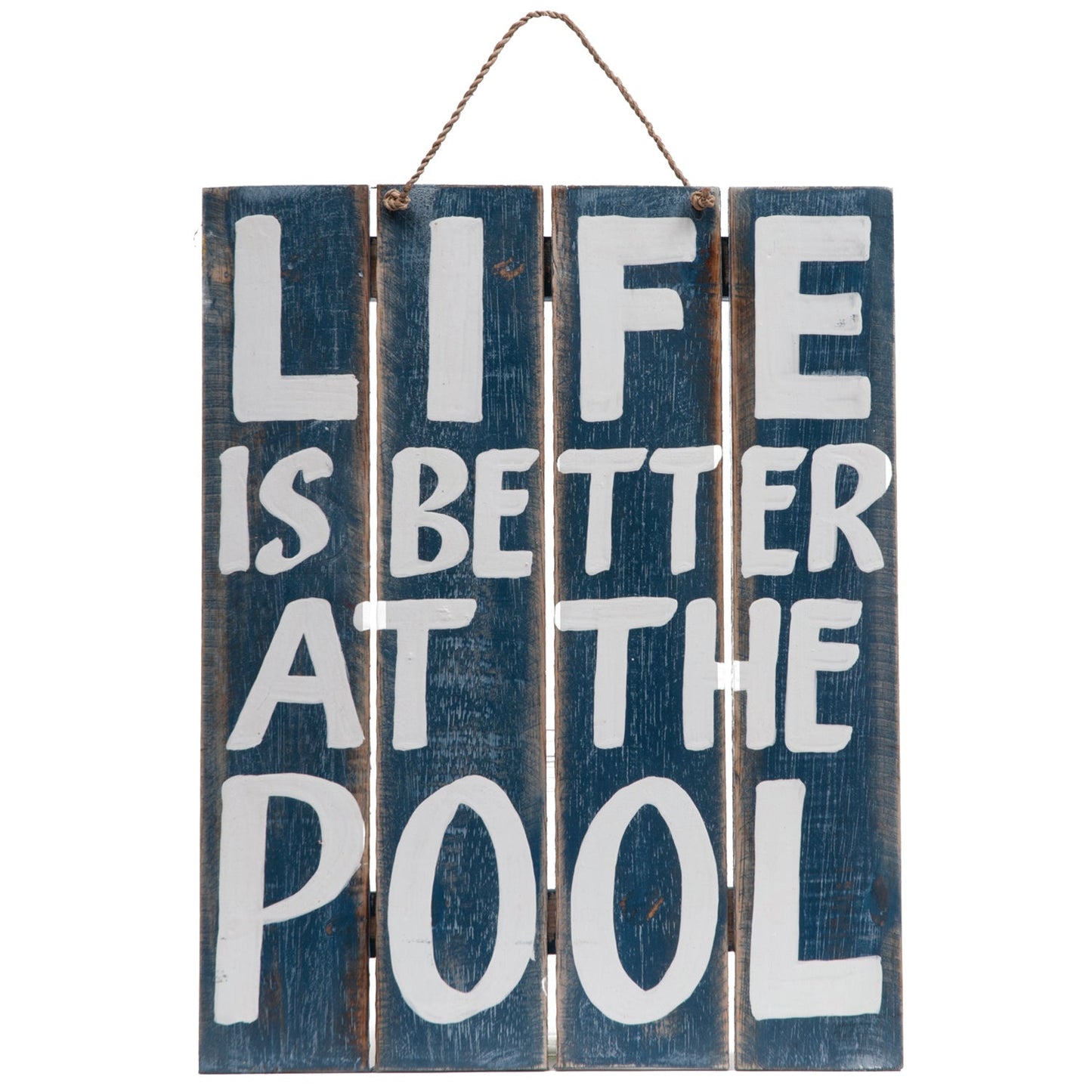 Ram Game Room Life Is Better At The Pool in - Professional Wall Sign for Poker and Game Rooms
