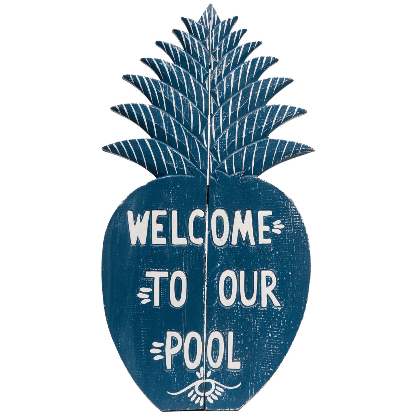 Ram Game Room Welcome To Our Pool Pineapple in - Professional Wall Sign for Poker and Game Rooms