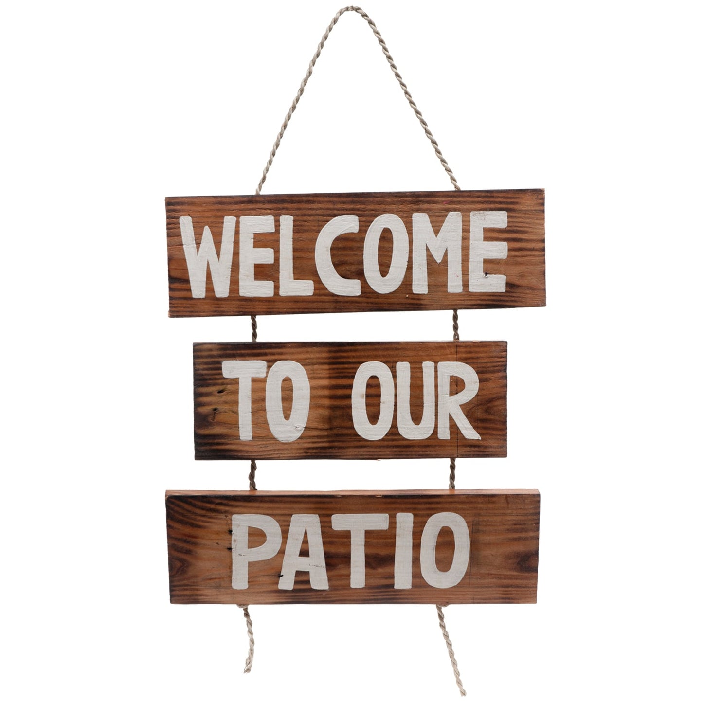 Ram Game Room Welcome To Our Patio in - Professional Wall Sign for Poker and Game Rooms