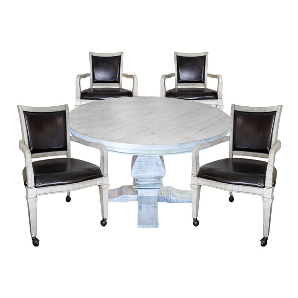 Montecito Convertible Dining Set | Driftwood Finish & 4 Chairs – River ...
