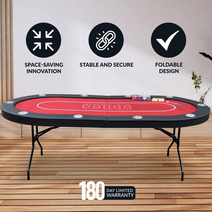 Fourth Street Folding Game Table- Hathaway