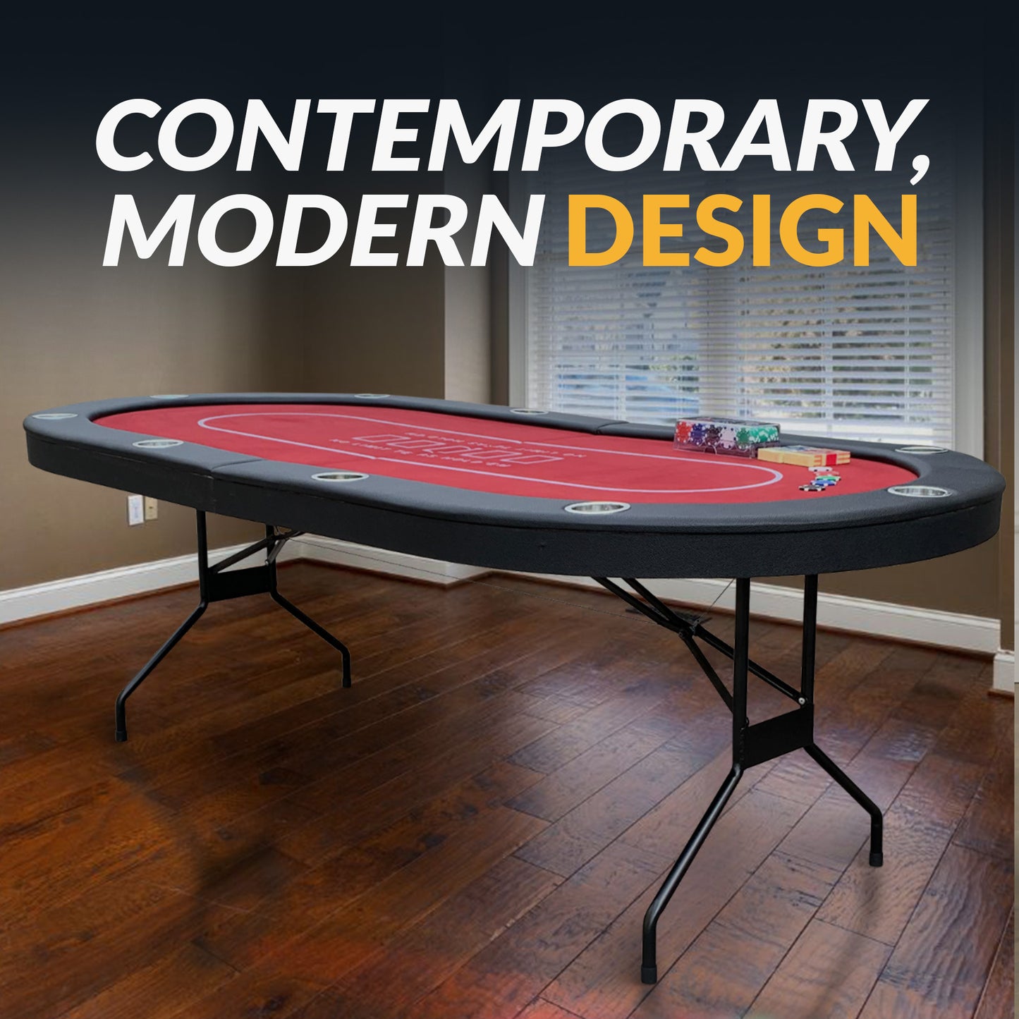 Fourth Street Folding Game Table- Hathaway