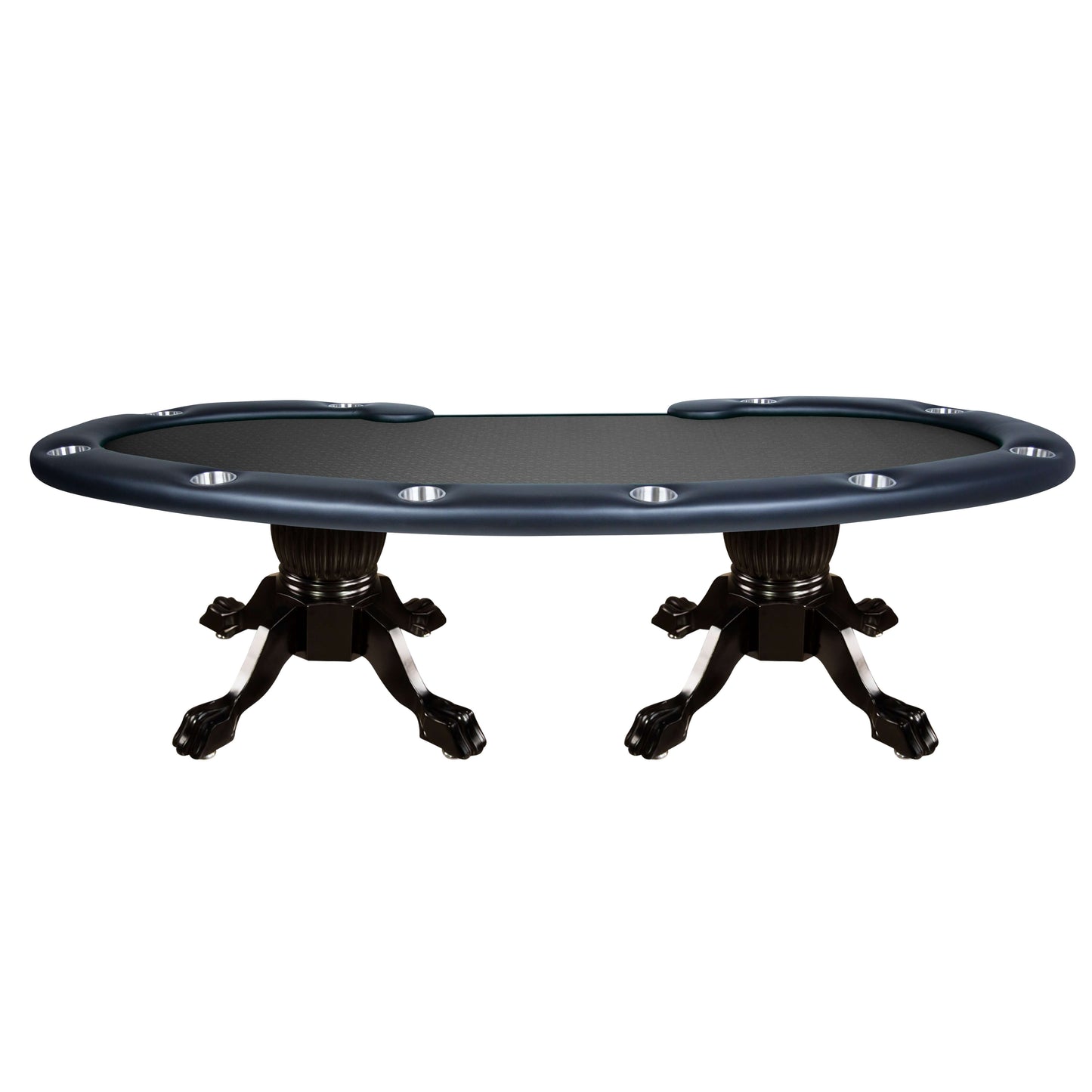 Black Suited Water Resistant - The Prestige X Poker Table in Water Resistant Black Felt - Professional Poker Table for Poker and Game Rooms