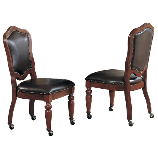 Bellagio Caster Game Chair (Set of 2)