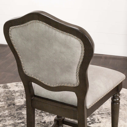 Sunset Trading Vegas Counter Height Upholstered Bar Stools - Set of 2