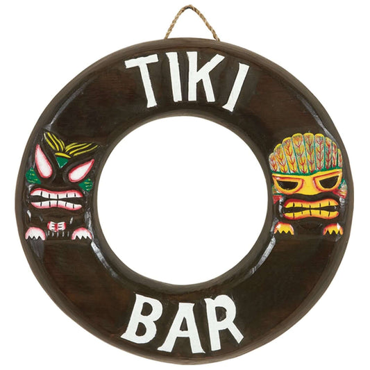 Ram Game Room Tiki Bar Tire in - Professional Wall Sign for Poker and Game Rooms