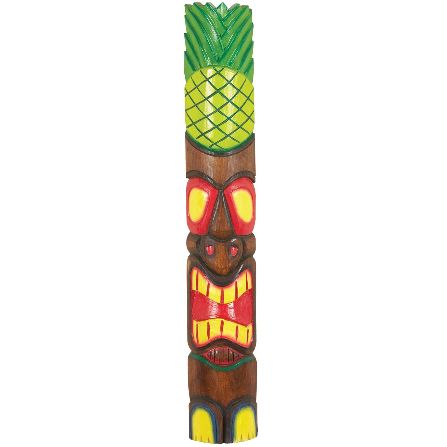 Ram Game Room Pineapple Tiki Mask in - Professional Wall Decor for Poker and Game Rooms