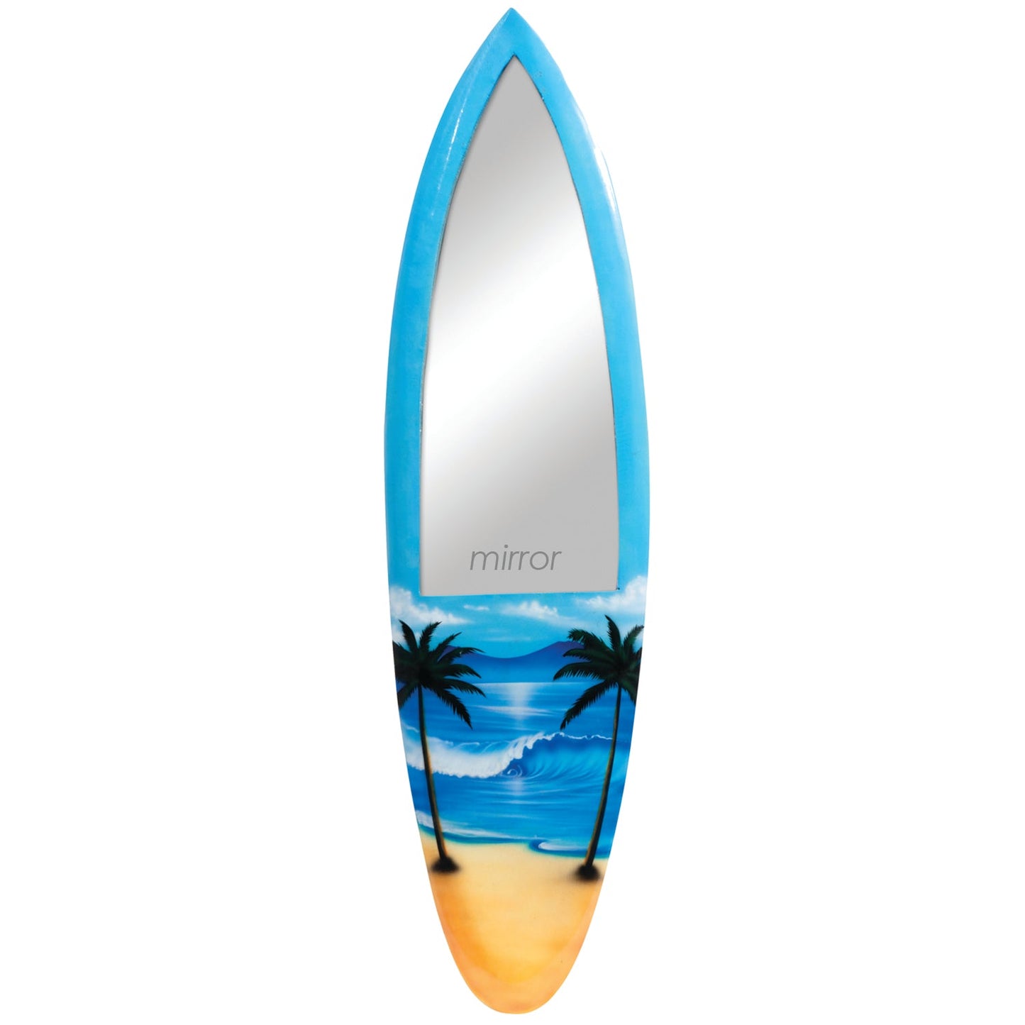 Ram Game Room Mirror Surfboard in - Professional Wall Decor for Poker and Game Rooms