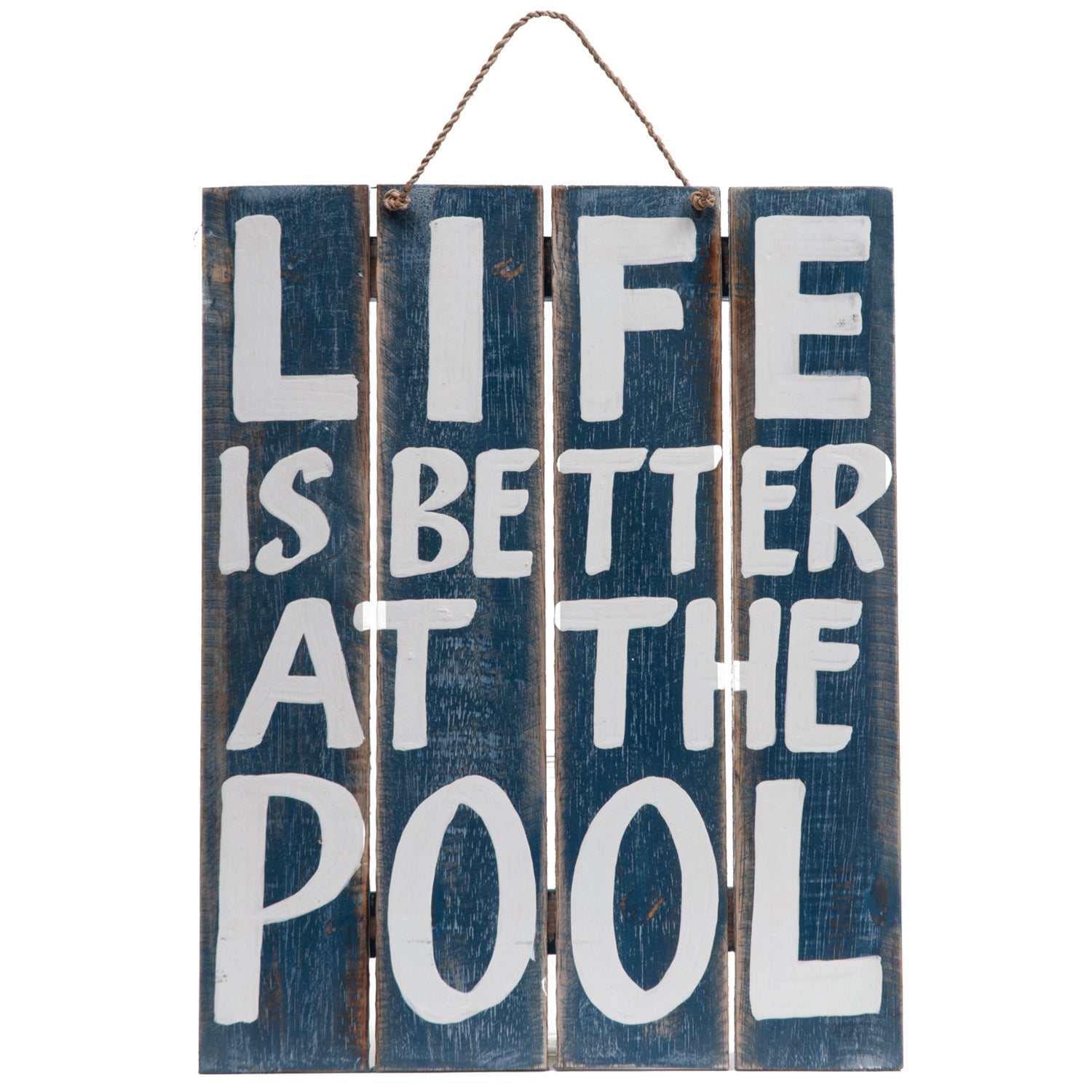 Ram Game Room Life Is Better At The Pool in - Professional Wall Sign for Poker and Game Rooms