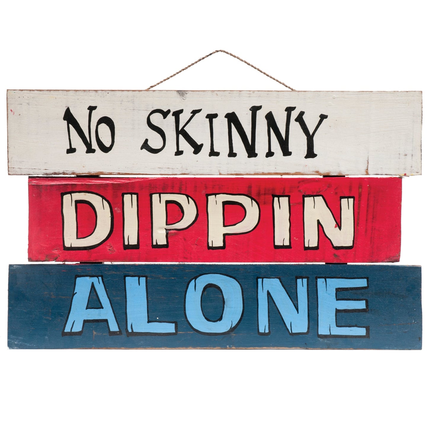 Ram Game Room No Skinny Dippin Alone in - Professional Wall Sign for Poker and Game Rooms