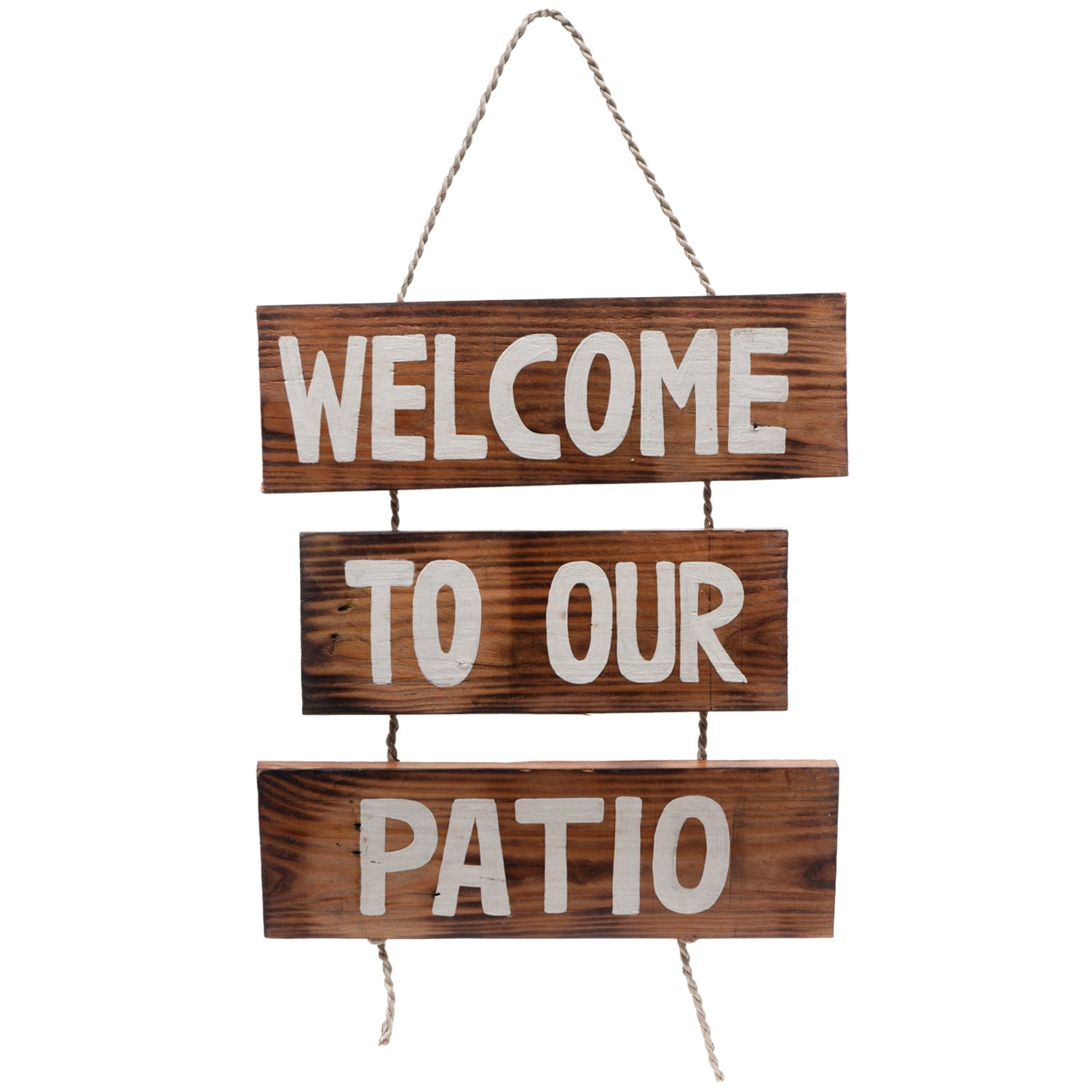Ram Game Room Welcome To Our Patio in - Professional Wall Sign for Poker and Game Rooms