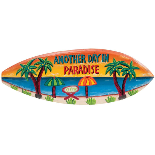 Ram Game Room Another Day In Paradise in - Professional Wall Sign for Poker and Game Rooms