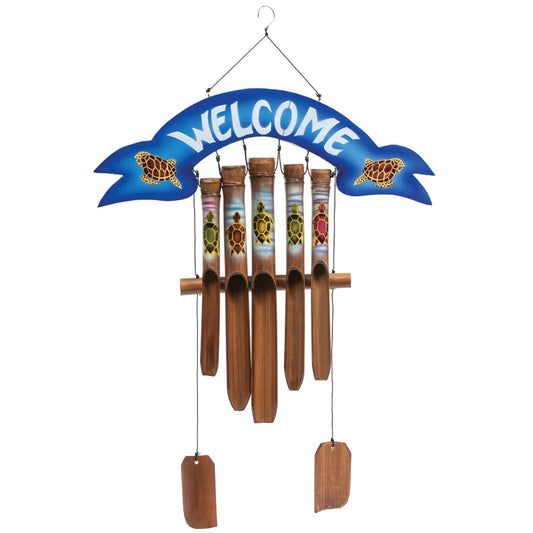 Ram Game Room Welcome Wind Chimes in - Professional Wind Chimes for Poker and Game Rooms