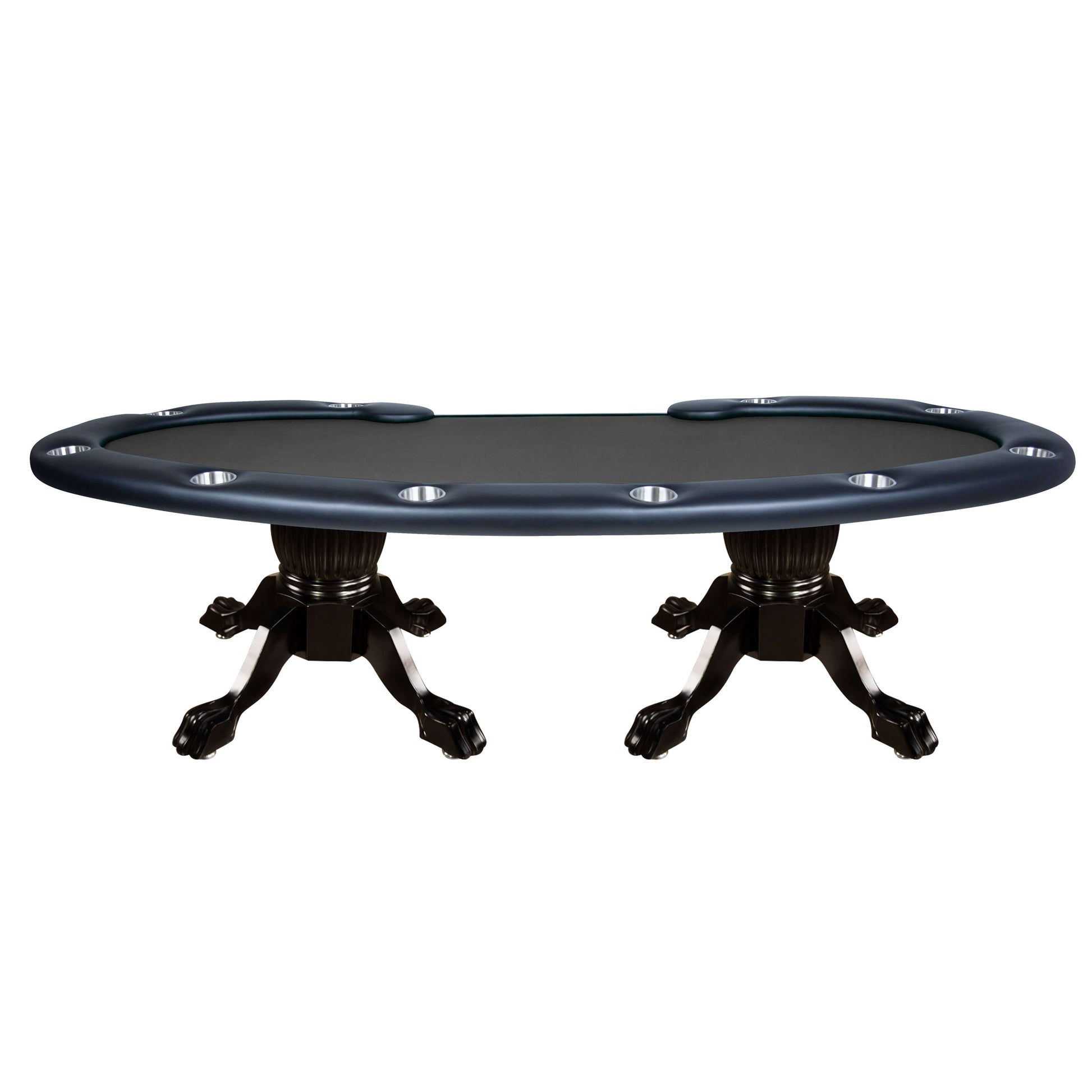 Black Standard- The Prestige X Poker Table in Black Felt - Professional Poker Table for Poker and Game Rooms