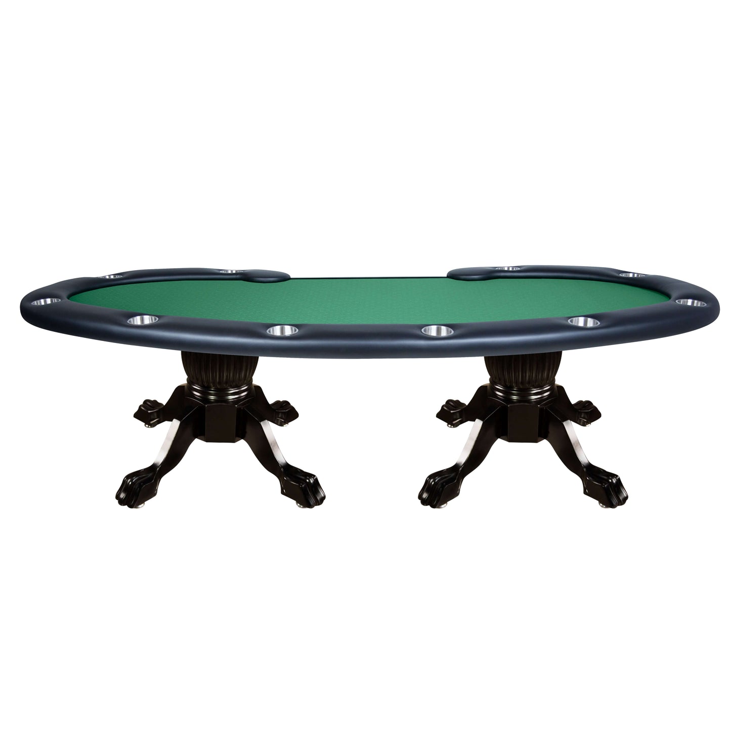 Green Suited Water Resistant - The Prestige X Poker Table in Water Resistant Green- Professional Poker Table for Poker and Game Rooms