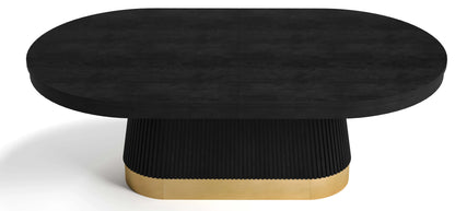 Matte Black Dining Top matching the Prohibition Series poker table