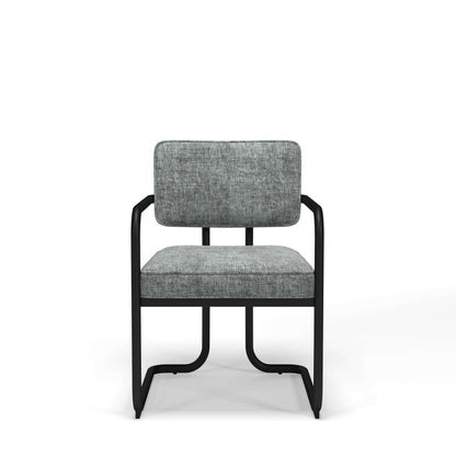 Prohibition Game Chair with Gray Cushion for a modern neutral look