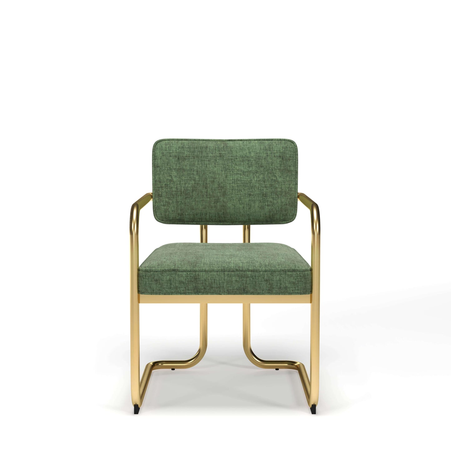 Prohibition Dining Chair with Green Cushion for a traditional casino look