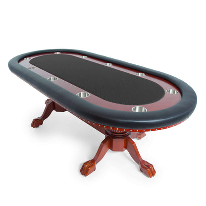 Black Suited Water Resistant - The Rockwell Poker Table — BBO Poker Tables Black Water Resistant Felt - Professional Poker Table for Poker and Game Rooms