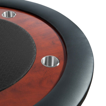 Ultimate Poker Table UPT - 10-Player Oval Folding Table in Black Water Resistant Felt Detail