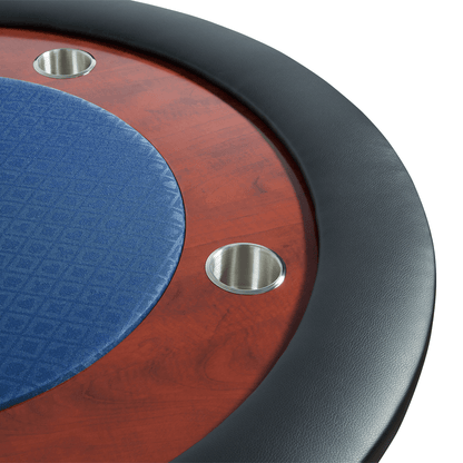 Ultimate Poker Table UPT - 10-Player Oval Folding Table in Blue Water Resistant Felt detail